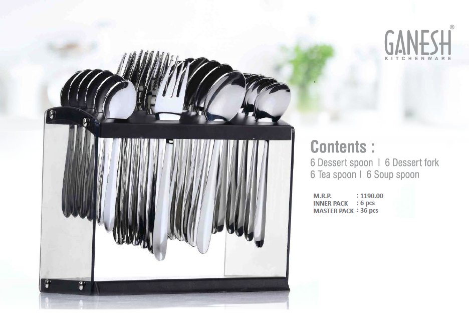 Crown Cutlery Set