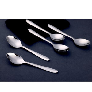 Image of stainless steel baby spoon set